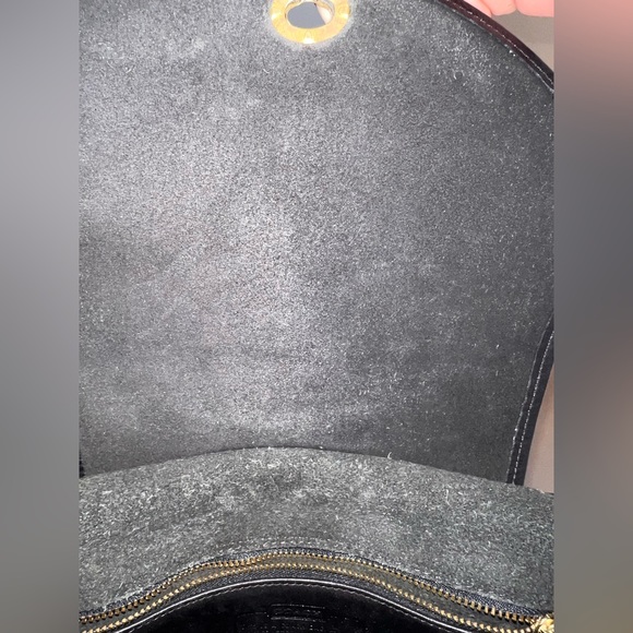 Vintage 1996 Coach Crescent Berkeley Saddlebag with Brass Hardware - Picture 13 of 16